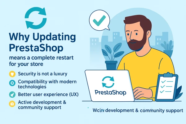 Why Updating PrestaShop Is Not a Cost, but an Investment Why Updating PrestaShop Is Not a Cost, but an Investment